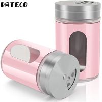 hotx【DT】 2PCS/SET Spice Dispenser Shaker Function BBQ Pepper Jar Seasoning