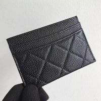 Genuine Cow Leather Luxury Top Quality Fashion Vintage Credit ID Card Holder With Business Card Case Coin Purse Card Bag
