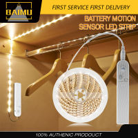 BAIMU LED ไฟส่องใต้ตู้ แถบ LED หลอดไฟ LED พร้อมเซนเซอร์จับความเคลื่อนไหว PIR ไร้สาย พอร์ต USB ไฟห้องครัว บันได ตู้เสื้อผ้า ไฟข้างเตียง