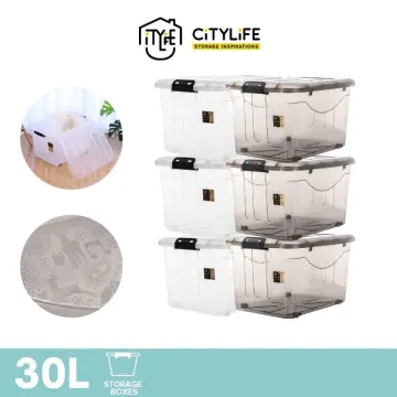 Bundle of 2) Citylife 16L Multi-Purpose Widea Stackable Storage Mini –  Citylife SG