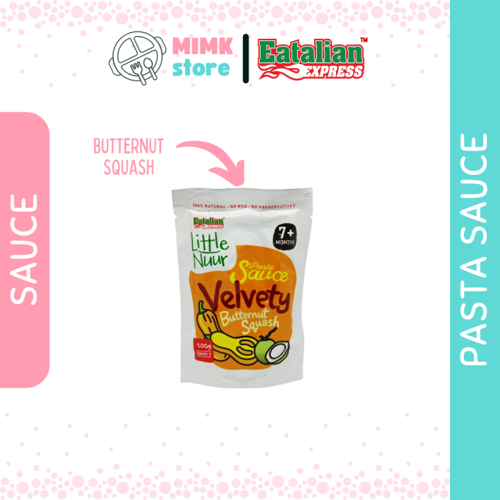 MIMK BABYFOOD Butternut Squash Baby Pasta Sauce by Eatalian Express