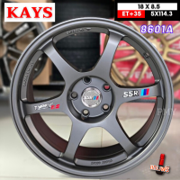 ล้อแม็กขอบ 18x8.5 ET+35 5รูx114.3?? ยี่ห้อ KAYS รุ่น 8601A สี MATT GUNMETAL ?(ราคาต่อ1วง)? *ขายยกชุด4วง* งานสวยมาก