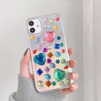 Bling Glitter Heart Phone Case Love Heart Iphone Case Glitter - Luxury Phone Case - Aliexpress