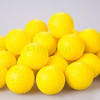 Free Shipping New 30pcs / pack Yellow PU Foam Golf Balls Sponge Elastic Indoor Outdoor Practice Training