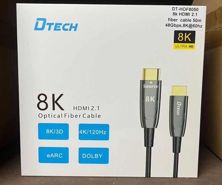 dtech-hdmi-optic-fiber-cable-v2-1-8k60hz-30-50-m-สายไฟเบอร์ออฟติก-48gbps-dt-hof8030-dt-hof8050