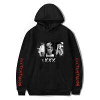 การแก้แค้น Xxxtentacion ฆ่า Hoodies ผู้ชาย / สะโพก Hop เสื้อผู้ชาย Men Traksuit เสื้อสวมหัว Hoody Streetwear