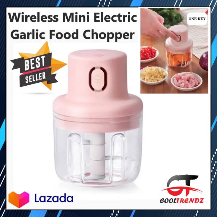 Wireless Mini Electric Garlic Food Chopper Ginger Vegetable Crusher