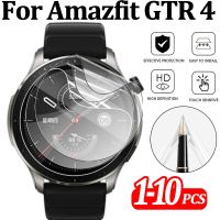 For Amazfit GTR 4 Screen Protective Film HD Transparent Scratch Resistant Soft Hydrogel Film for Huami Amazfit GTR 4 Accessories Wires  Leads Adapters