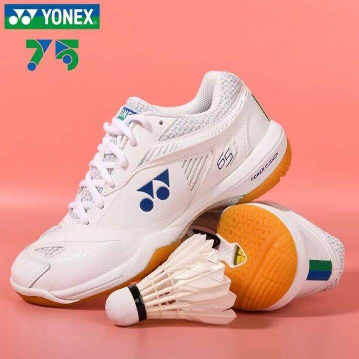 คลังสินค้าพร้อม-yonex-รองเท้ากีฬากันลื่นสำหรับผู้หญิงและผู้ชาย65z-มืออาชีพ