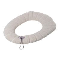 【LZ】 Cushion For Toilet Seat Stretchable Warm Toilet Seat With Handle Toilet Cover Toilet Ring Cover Winter Skin-friendly Toilet Seat