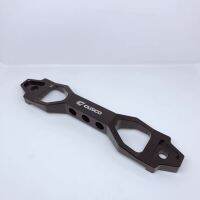 Cusco BILLET แบตเตอรี่รถยนต์อลูมิเนียม TIE DOWN MOUNT BRACKET BRACE BAR 220-190 มม. สีดำ L