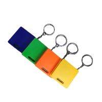 Multi-function key chain belt level bubble small mild steel tape 1 meter square metric system present tool sets set z