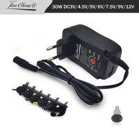 เครื่องชาร์จอุปกรณ์อะแดปเตอร์ปรับกำลังไฟอะแดปเตอร์สากล DC 2A/4.5A 12V12/15/16/18/19/20/22/24V 9V 3V4.5V5V6V7.5V 120W 30W