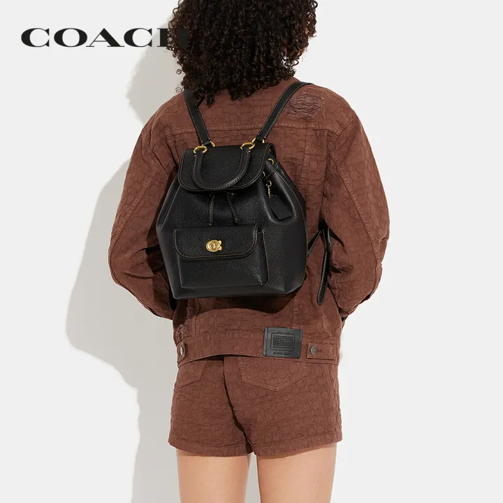 coach-กระเป๋าเป้ผู้หญิงรุ่น-riya-backpack-สีดำ-ci124-b4-bk