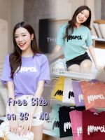 พร้อมส่ง เสื้อยืดงานปักอะไหล่สุดน่ารัก เนื้อผ้า Cotton  ยืดได้เยอะ ป้าย Basicallyme