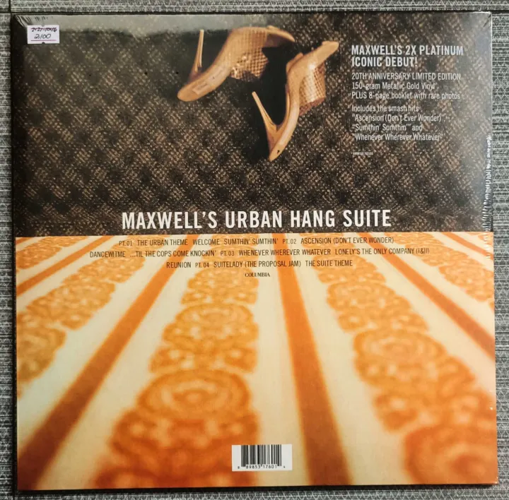 Maxwell's Urban Hang Suite Vinyl LP Plaka The Grey Market Records