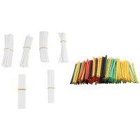 【cw】 428 Pcs Car Electrical Cable Shrink Tube Tubing Wrap Sleeve Assortment A amp; 328 B !