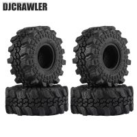 ♈ท์☼DJC โคลนเหนียวนุ่ม1.0ล้อยาง60X25มม. สำหรับ1/18 1/24รถไต่หิน Axial SCX24การอัพเกรด Enduro24 FCX24