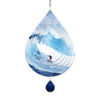 2Pack 10 Inch Sublimation Wind Spinner Blanks 3D Wind Spinners Hanging Wind Spinner for Indoor Outdoor Garden Decoration