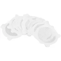 30 Pcs Disposable Shower Drain Hair Catcher Cover for Showers &amp; Bathtubs Mesh Stickers Mesh Filter Sink Strainer Sticker