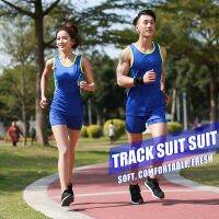 High Quality Men/Women Running Vest Gym Sleeveless Track And Field Shirt Marathon Tank Sport Vest Top Training Set Unisex