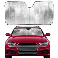 Retractable Car Front Window Sunshade UV Protection Shade Sun Protector Windshield Visor Cover Auto Curtain Sunshade Accessories