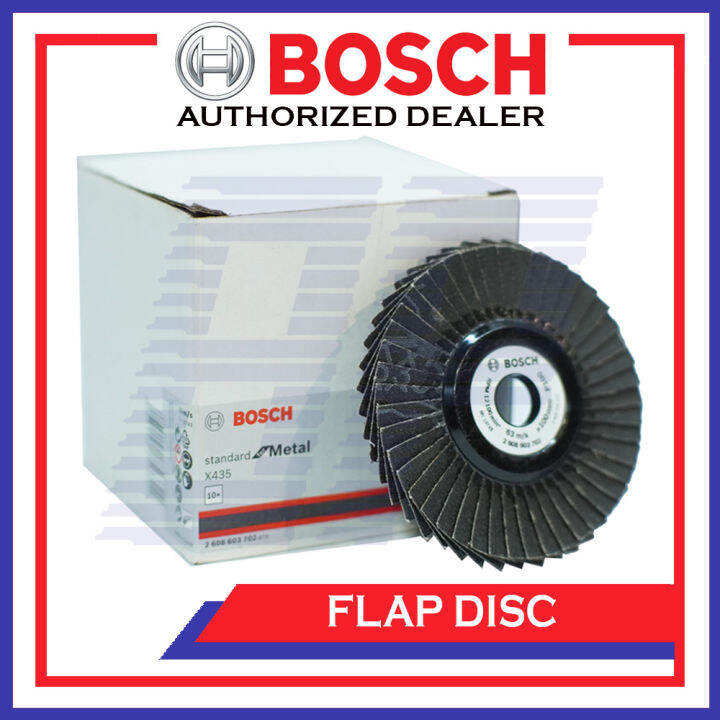 Bosch Flexible 4 inches Flap Disc For Metal (GRIT P40, P60, P80, P100