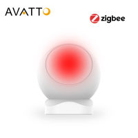 AVATTO Tuya Zigbee PIR Motion Sensor, Smart Home Infrared Passive Detector, Security Burglar Alarm Sensor พร้อม Tuya Gateway Hub