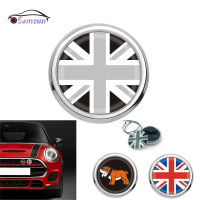 AAuto อุปกรณ์เสริมด้านหน้า Grille Emblem Badge Air Intake สติกเกอร์สำหรับ MINI Cooper One JCW S F56 F57 F60 R50 F55 R55 R60M