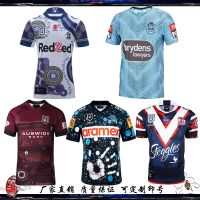 22/23 Top quality NRL21 guingamp Melbourne edition cock shark indigenous version LanHuoErs football T-shirt training suit