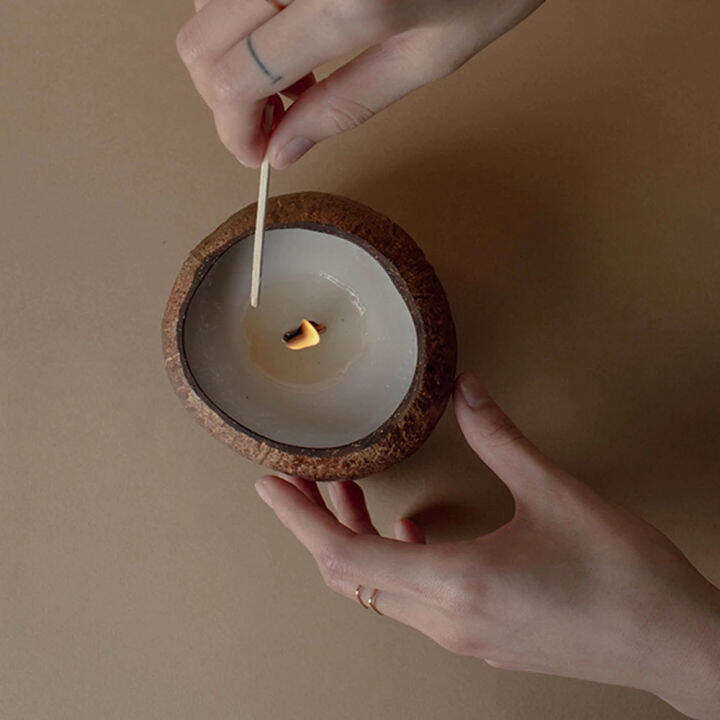 organizer-desk-no-bowl-home-natural-decor-coconut-candle-shell