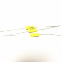 Wholesale and retail long leads yellow Axial Polyester Film Capacitors electronics 0.022uF 630V fr tube amp audio free shipping