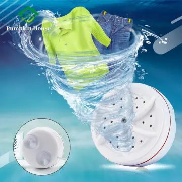 Ultrasonic Turbo Washing Machine Laundry Portable Travel Washer Air Bubble  And Rotating Mini Washing Machine Mini Washing