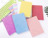 Bright Shining Color Notebook Office Stationery Notepad Pink Girls Diary Book Rainbow Color Pretty Students Journal Planner Note