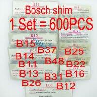 ERIKC เครื่องฉีดคอมมอนเรลปรับ Shim B11 B12 B13 B16 B22 B25 B26 B31 B48เครื่องซักผ้าชุดวงแหวนอัดลูกสูบเชื้อเพลิงดีเซลสำหรับ Bosch 600ชิ้น