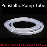 1M Peristaltic Pump Tube ID 0.8 1 1.6 2.4 3.2 4.8 6.4 7.9 9.6 12.7mm Soft Silicone Hose Flexible Food Grade Nontoxic Transparent Valves