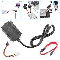 SATA/PATA/IDE Drive to USB 2.0 Adapter Converter Cable For 2.5 / 3.5 Inch Hard Drive with 4 Pin Power Cable