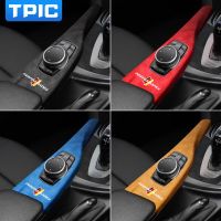 TPIC Alcantara สำหรับ BMW Serie 3 F30 F34 F31 F36 F35 F32เมตรของเล่นโมเดลรถยนต์มัลติมีเดียแผงปุ่มรถแข่งอุปกรณ์การตกแต่งภายในปกตัด