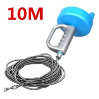 ❉❀ 1PCS Kitchen Toilet Sewer Blockage Hand Tool Pipe Dredger Drains Dredge Drill-Powered Extension 10m Length Drain Cleaner Spring