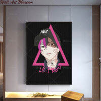 โปสเตอร์อนิเมะการตกแต่งบ้าน Lil Peep Hoed Muur Art แคนวาส Childerij พิมพ์โปสเตอร์แร็ปเปอร์สุดเท่ Modulaire Cuadros Voor Slaapkamer พบเฟรม1ชิ้นมีกรอบด้านในหรือไร้กรอบ (การปรับแต่งรวมผ้าใบวาดภาพและกรอบ)