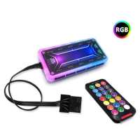 12cm Desktop PC Computer Case Cooling Fan LED Lights Color Changing RGB Chassis Fan Controller Remote Control