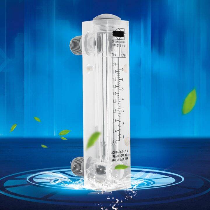 Liquid Flowmeter Water Meter Panel Type Glass Liquid Flowmeter 0.22GPM
