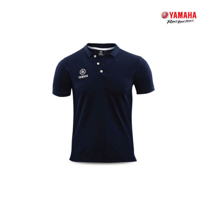 yamaha-เสื้อโปโล-premium-สีกรมท่า