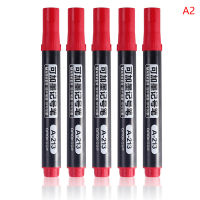 The ชุดปากกาหมึกหยาบ5ชิ้น,ปากกาไวท์บอร์ดสีดำสีน้ำเงินหมึกสีแดงปากกามาร์กเกอร์เรืองแสงเครื่องเขียนอุปกรณ์การเรียน