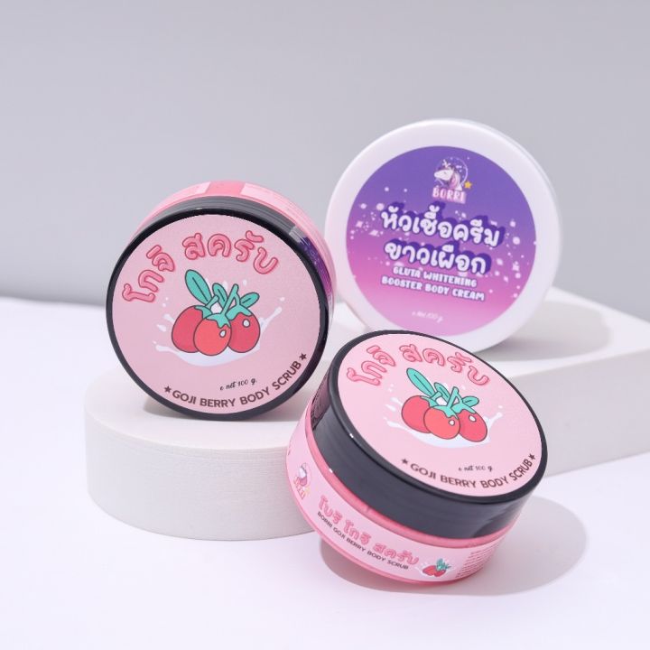 ของแท้-สครับขัดผิวขาว-ขาวแน่-สครับ-โบริ-ของแท้-ขนาด-100g