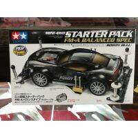 โมเดลรถมินิ4WD Tamiya Mini4WD 1/32 TA18710 Starter Pack FM-A Balanced (Rowdy Bull)