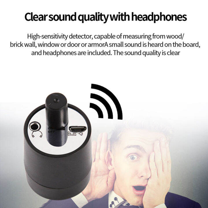 High Strength Through Wall Microphone Voice Listen Detector for