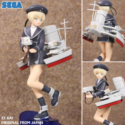 Figure ฟิกเกอร์ งานแท้ 100% Sega Kantai Collection Kancolle คันไตคอลเลกชัน เรือรบ โมเอะ คังโคเระ Z1 Kai ชุดกะลาสี Ver Original from Japan Anime อนิเมะ การ์ตูน มังงะ คอลเลกชัน ของขวัญ Gift จากการ์ตูนดังญี่ปุ่น New Collection Doll ตุ๊กตา manga Model โมเดล