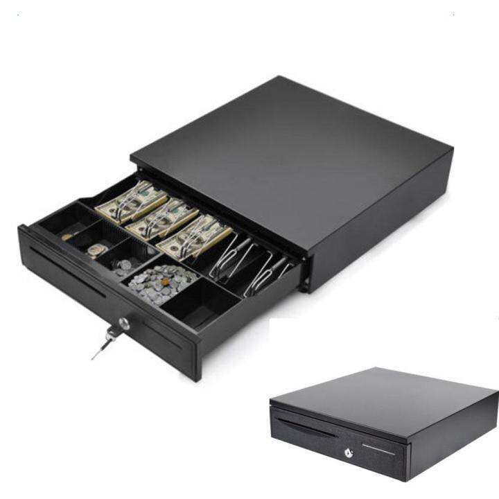 Cash Drawer Box Case Storage Heavy Duty Electronic 4/5 Bills Tray AND