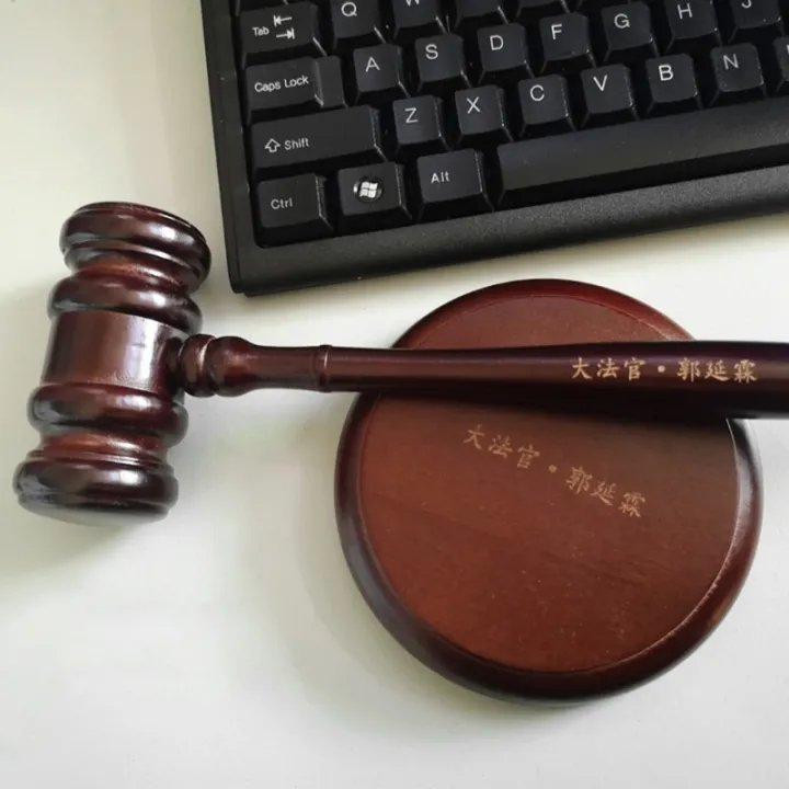 Wooden Gavel Toy Judge Gavel Cosplay Lawyer Gavels Auction Sale Justice